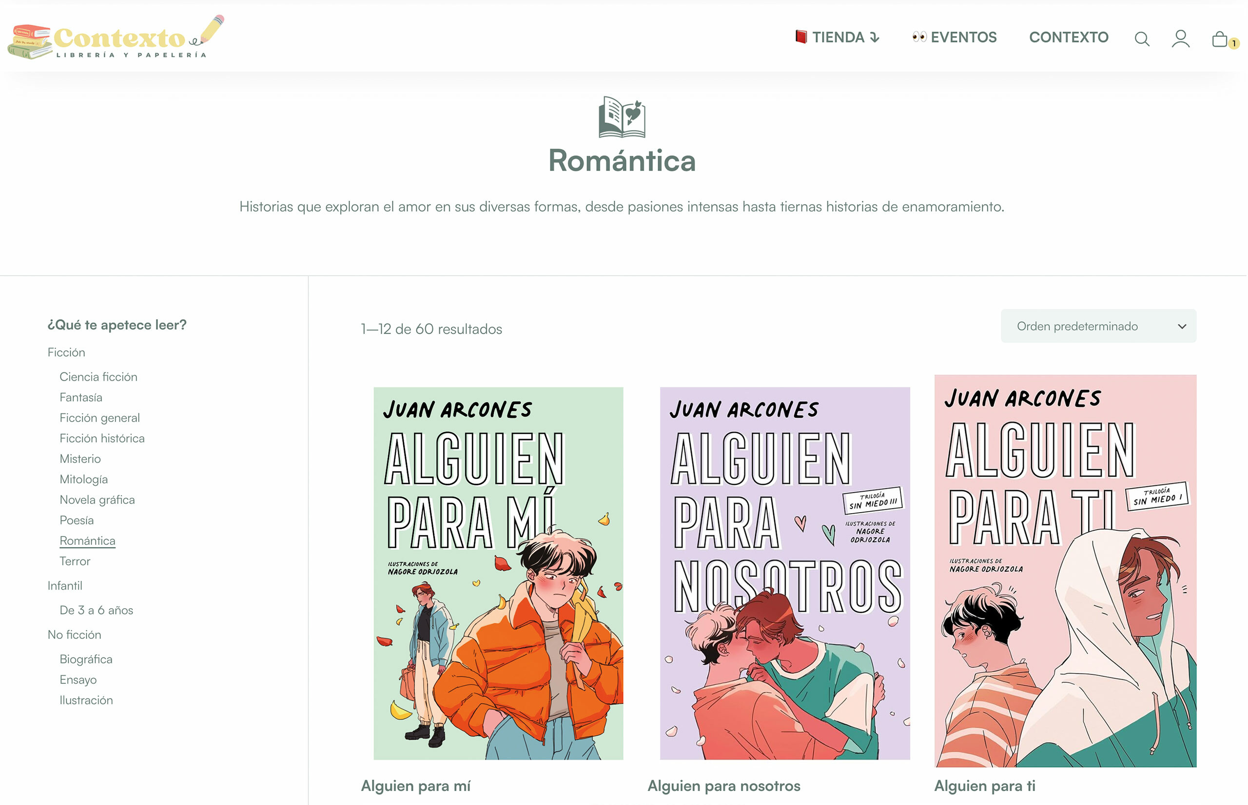 ▷ Ejemplo de tienda online para librerías ▷ Ejemplo de tienda online para librerías
