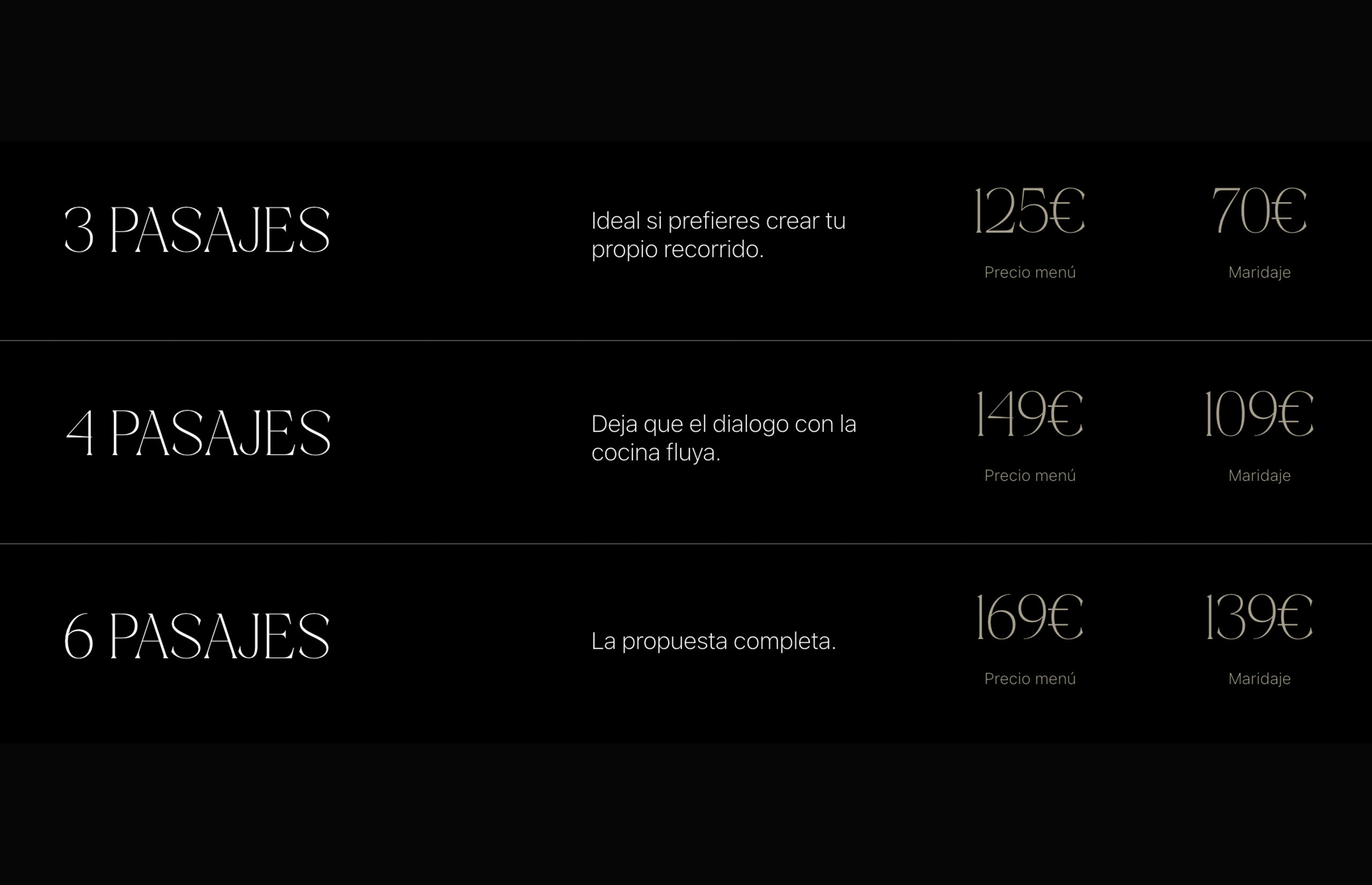 ▷ Ejemplo de página web para restaurantes de lujo [A medida]