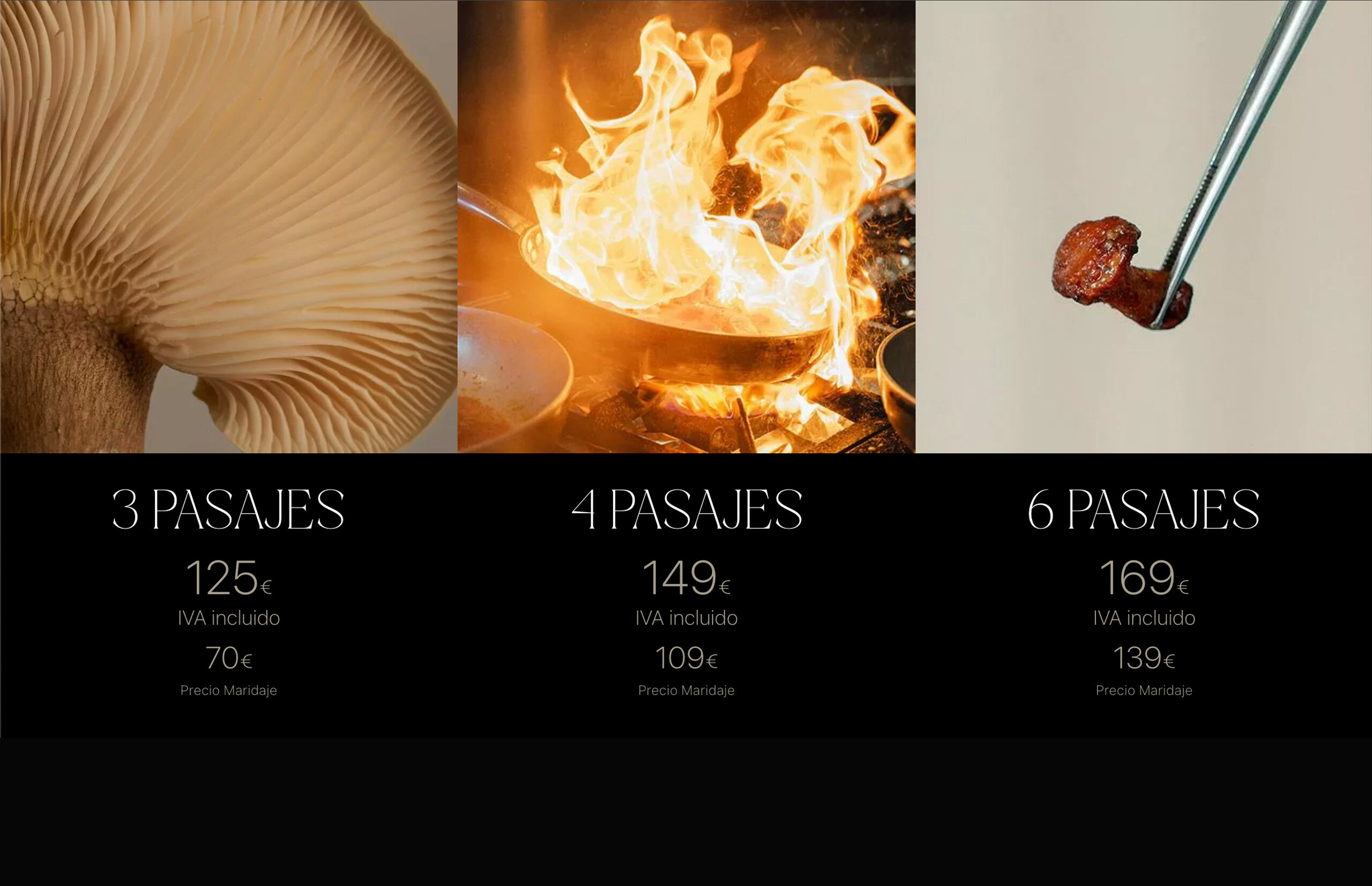 ▷ Ejemplo de página web para restaurantes de lujo [A medida]