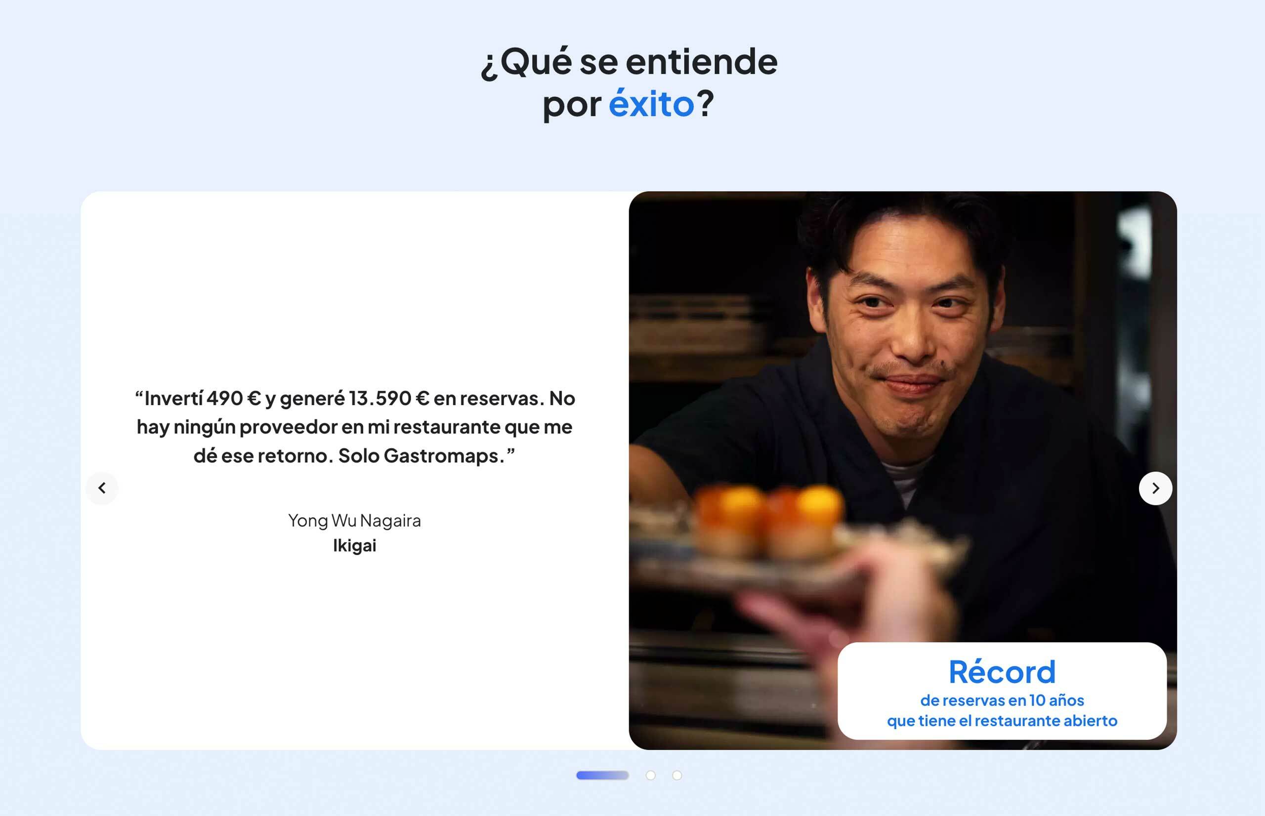 ▷ Ejemplo de página web marketing para restaurantes [A medida]