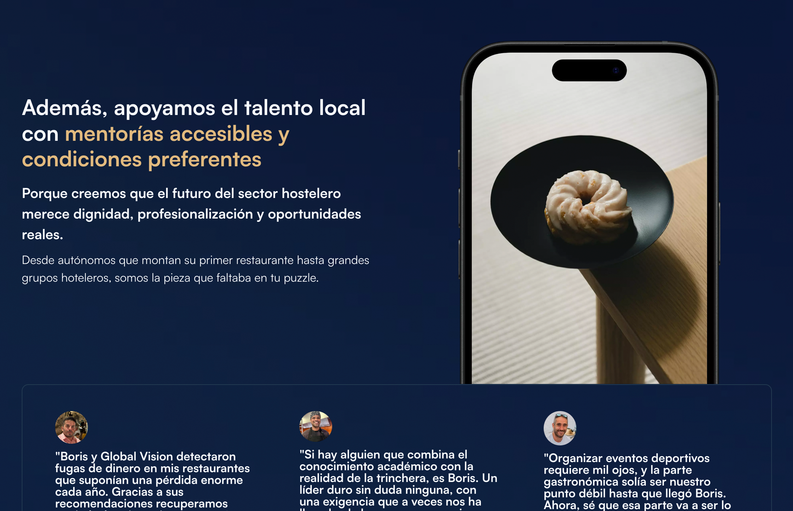 ▷ Página web para asesoramiento y hostelería [A medida]