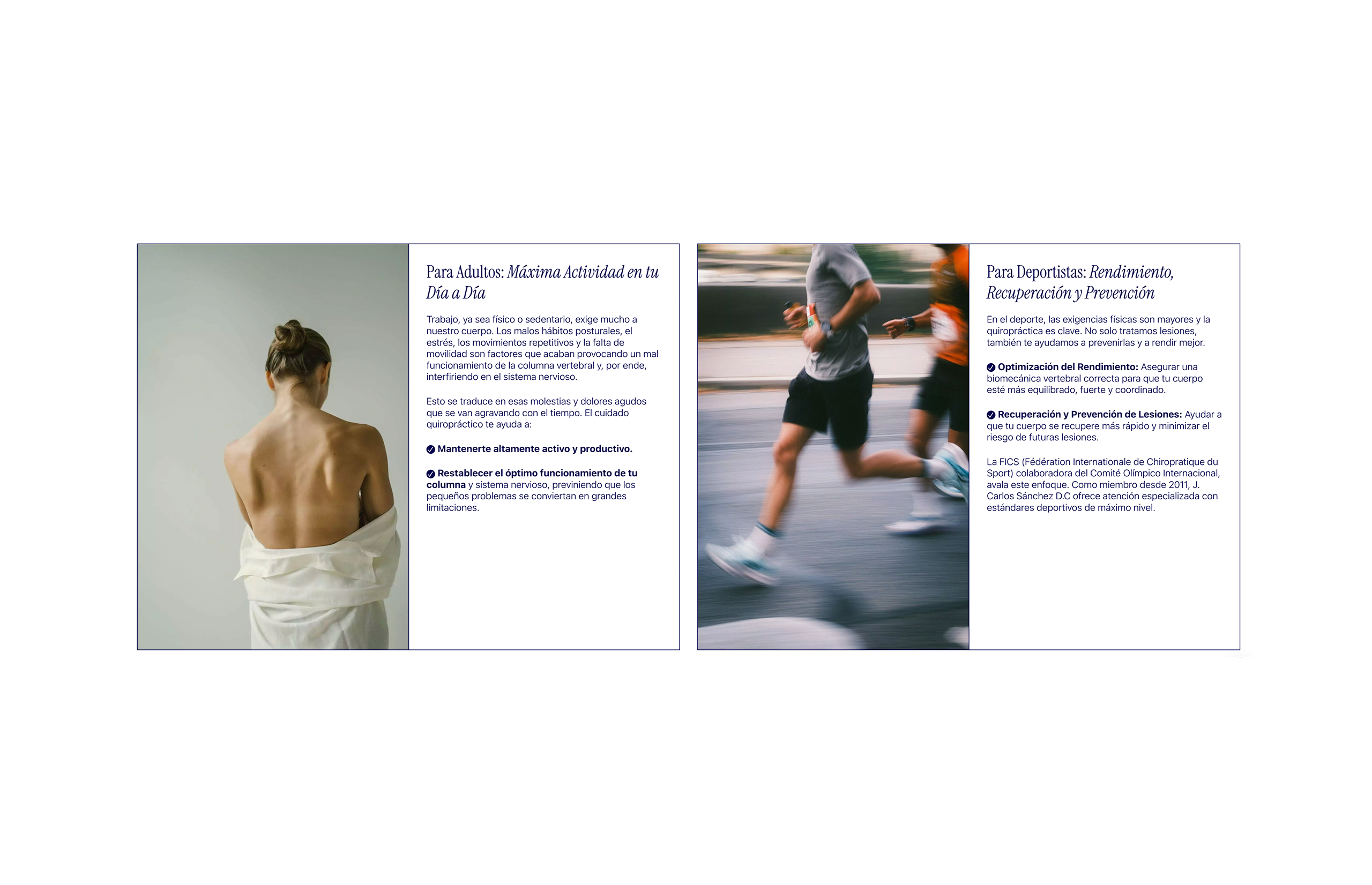 ▷ Ejemplo de página web para quiroprácticos [A medida]