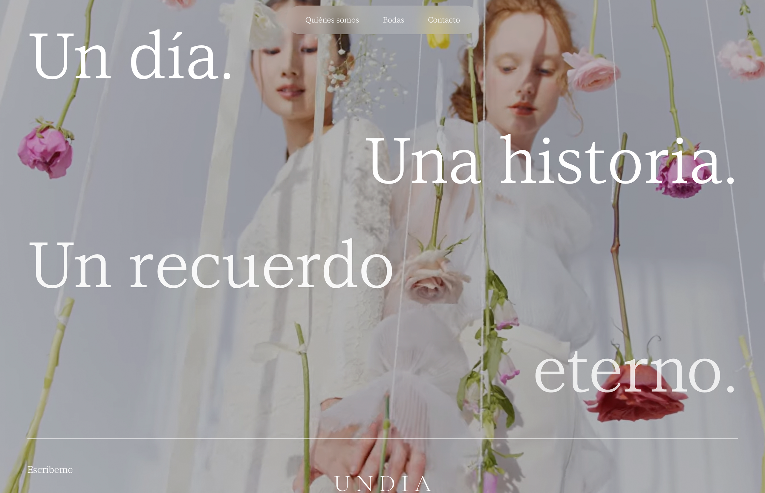 ▷ Ejemplo de página web para videos de bodas [A medida]