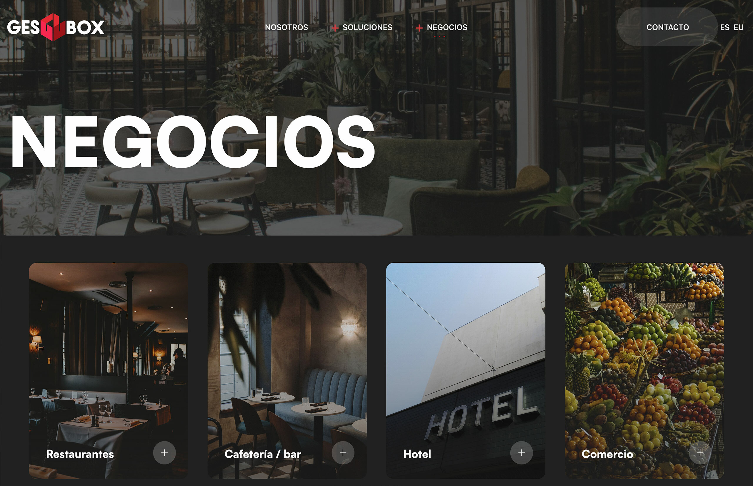 ▷ Ejemplo de página web para sistemas de gestión [A medida]