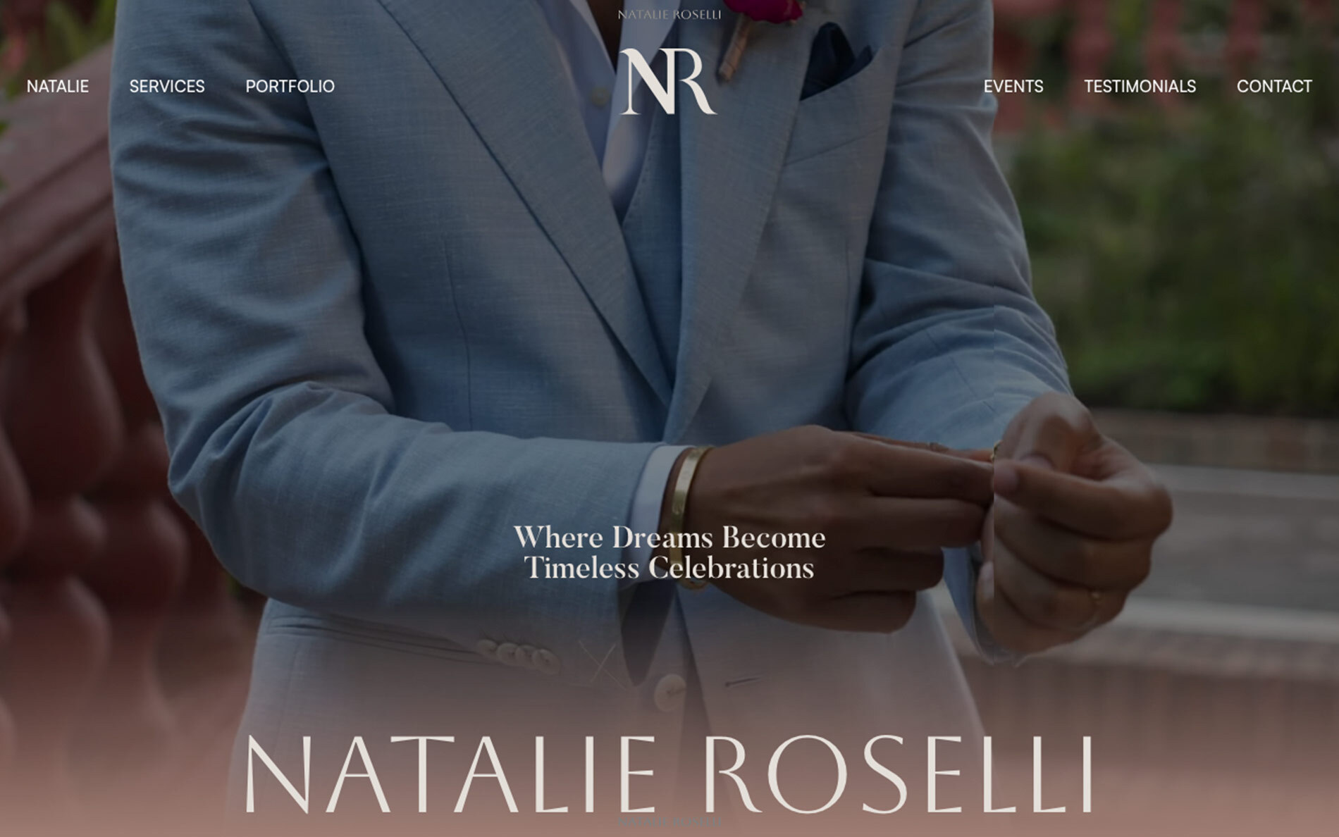 ▷ Ejemplo de página web para Organizadora de eventos [A medida]