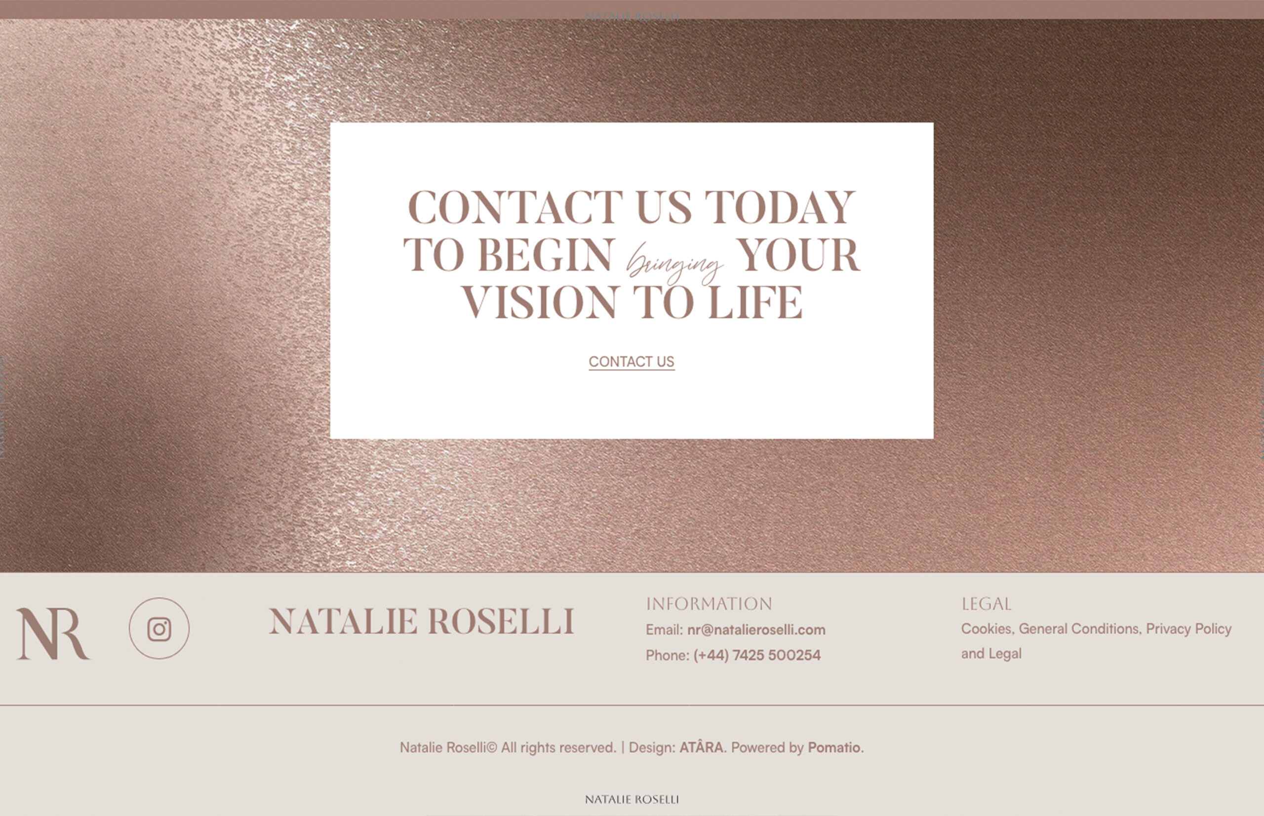 ▷ Ejemplo de página web para Organizadora de eventos [A medida]