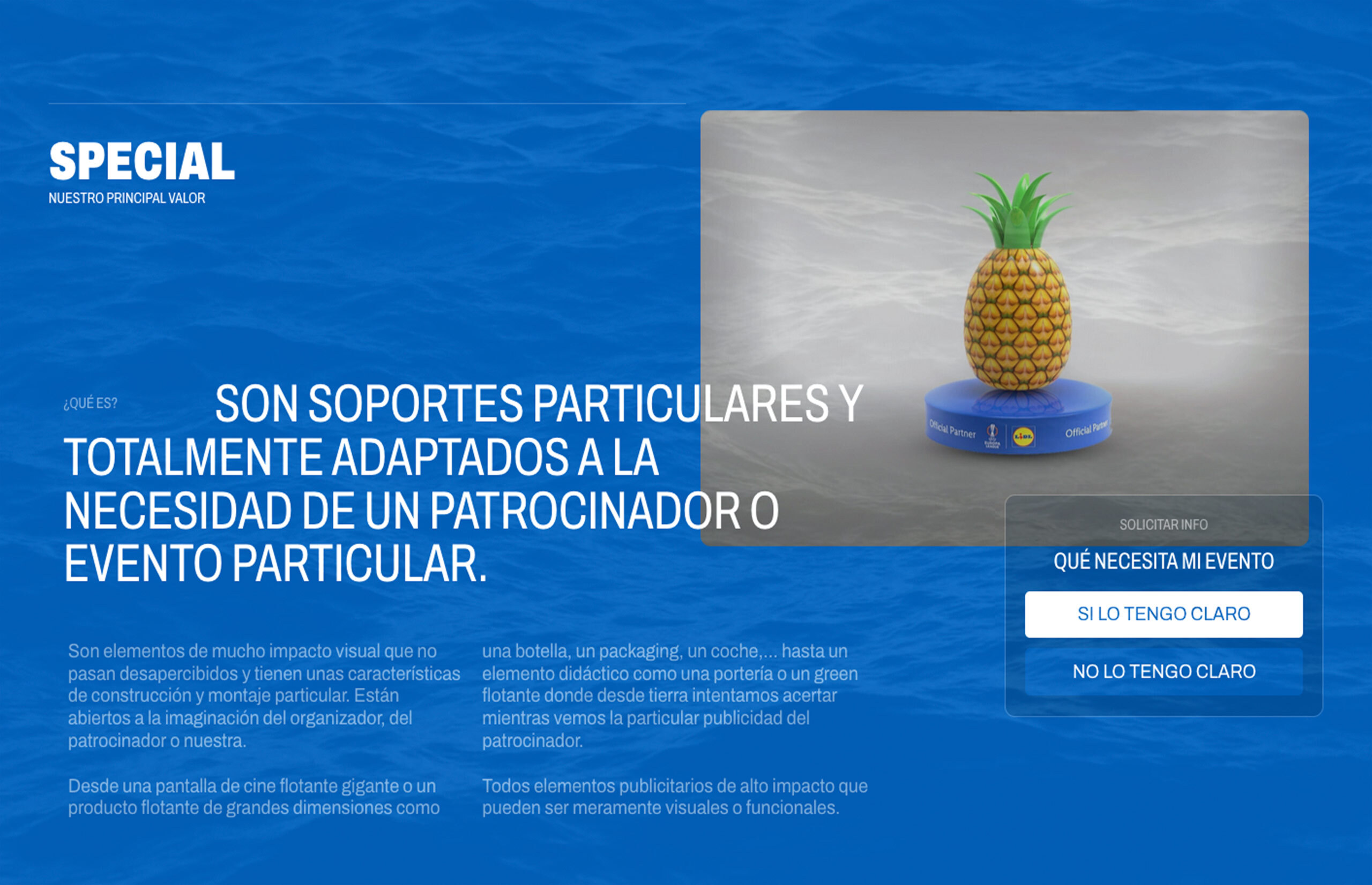 ▷ Ejemplo de página web para Publicidad flotante [A medida]