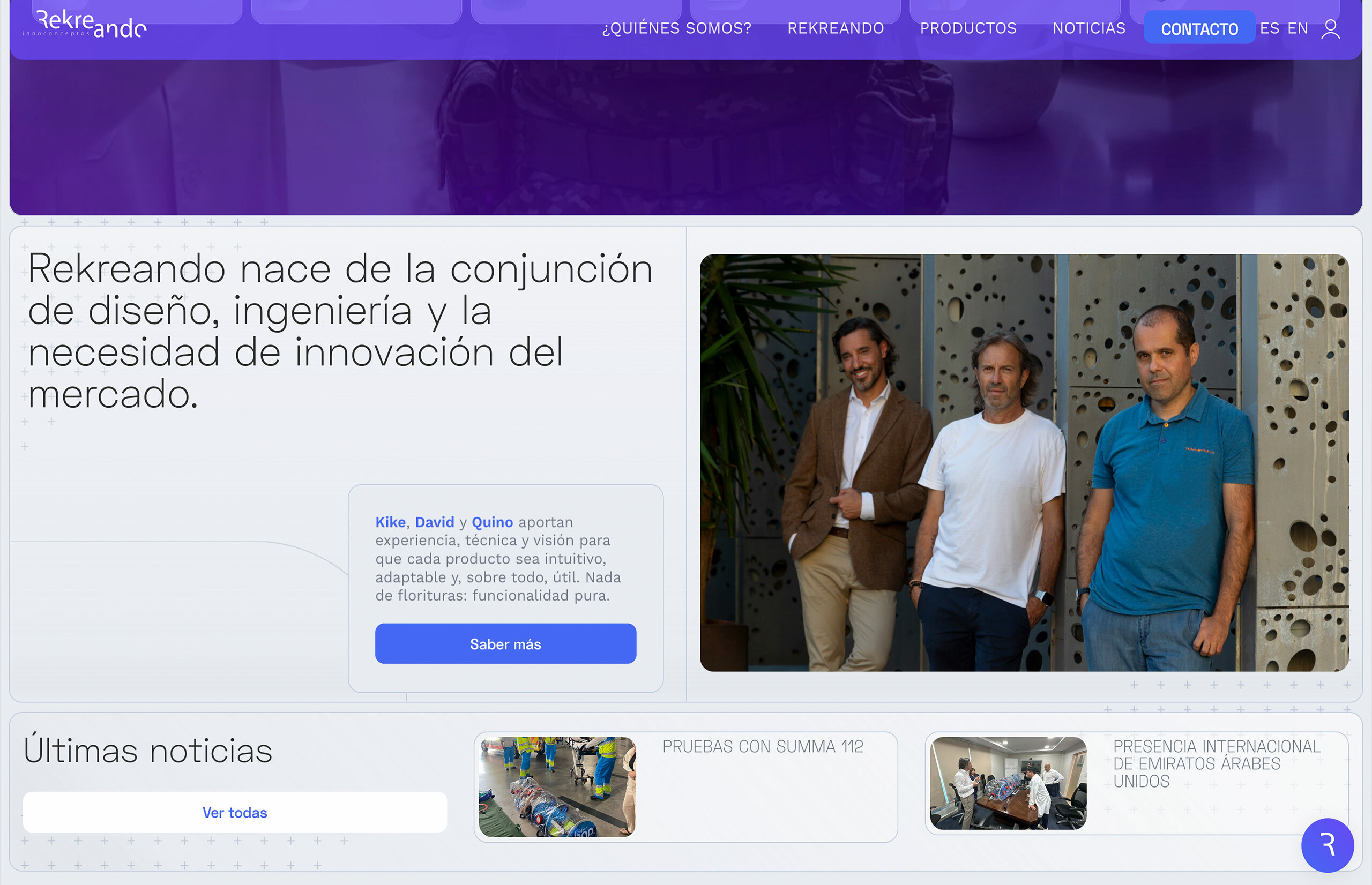 ▷ Ejemplo de página web para startup [A medida]