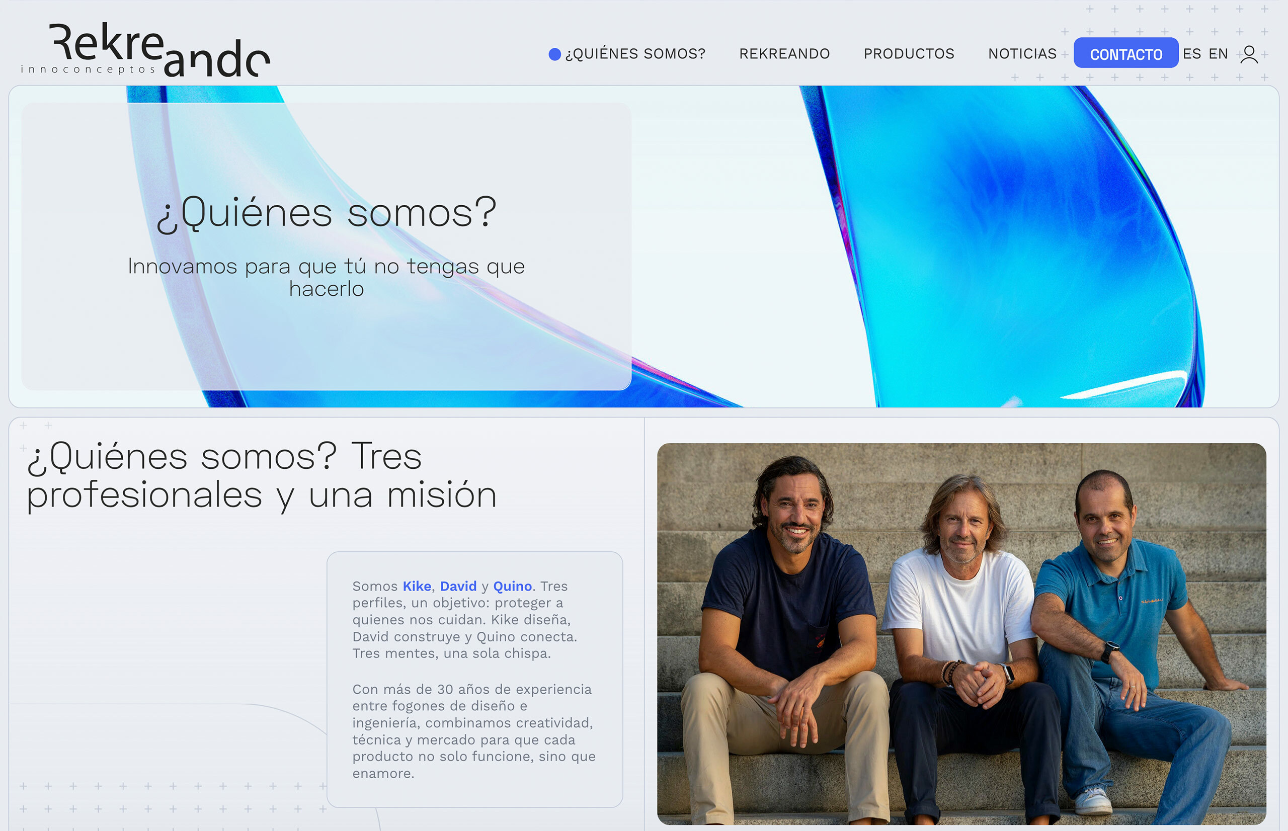 ▷ Ejemplo de página web para startup [A medida]