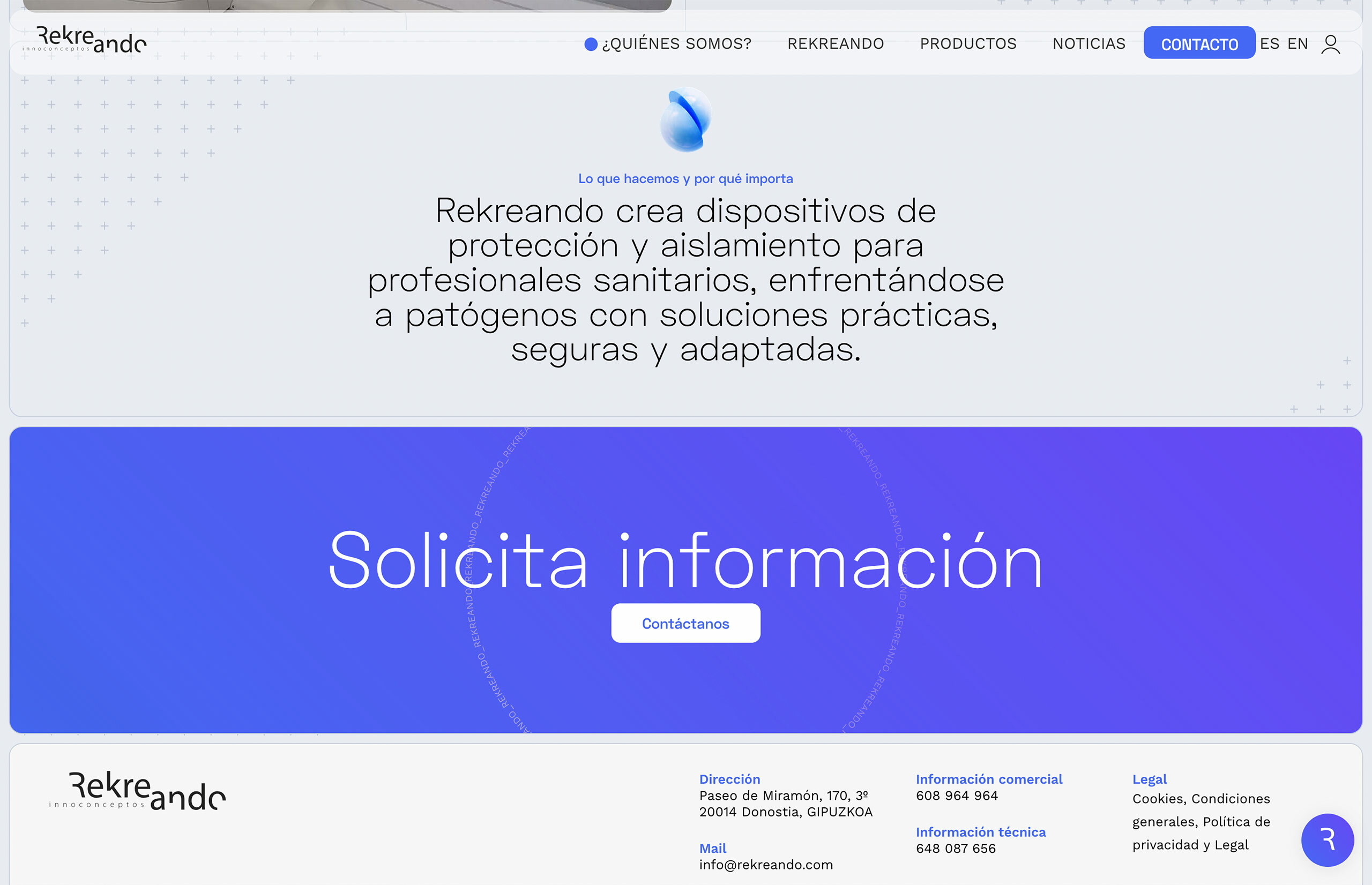 ▷ Ejemplo de página web para startup [A medida]