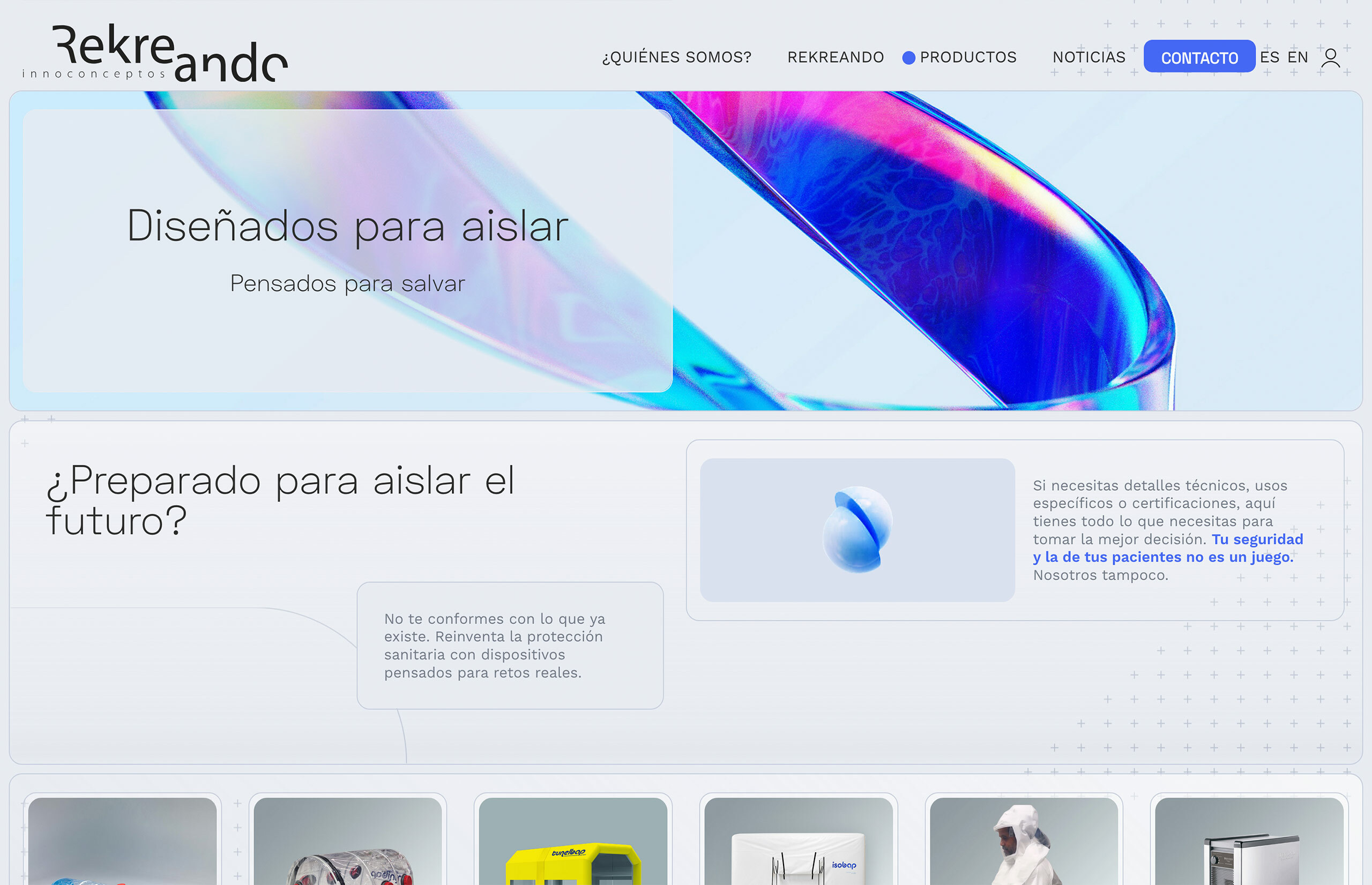 ▷ Ejemplo de página web para startup [A medida]