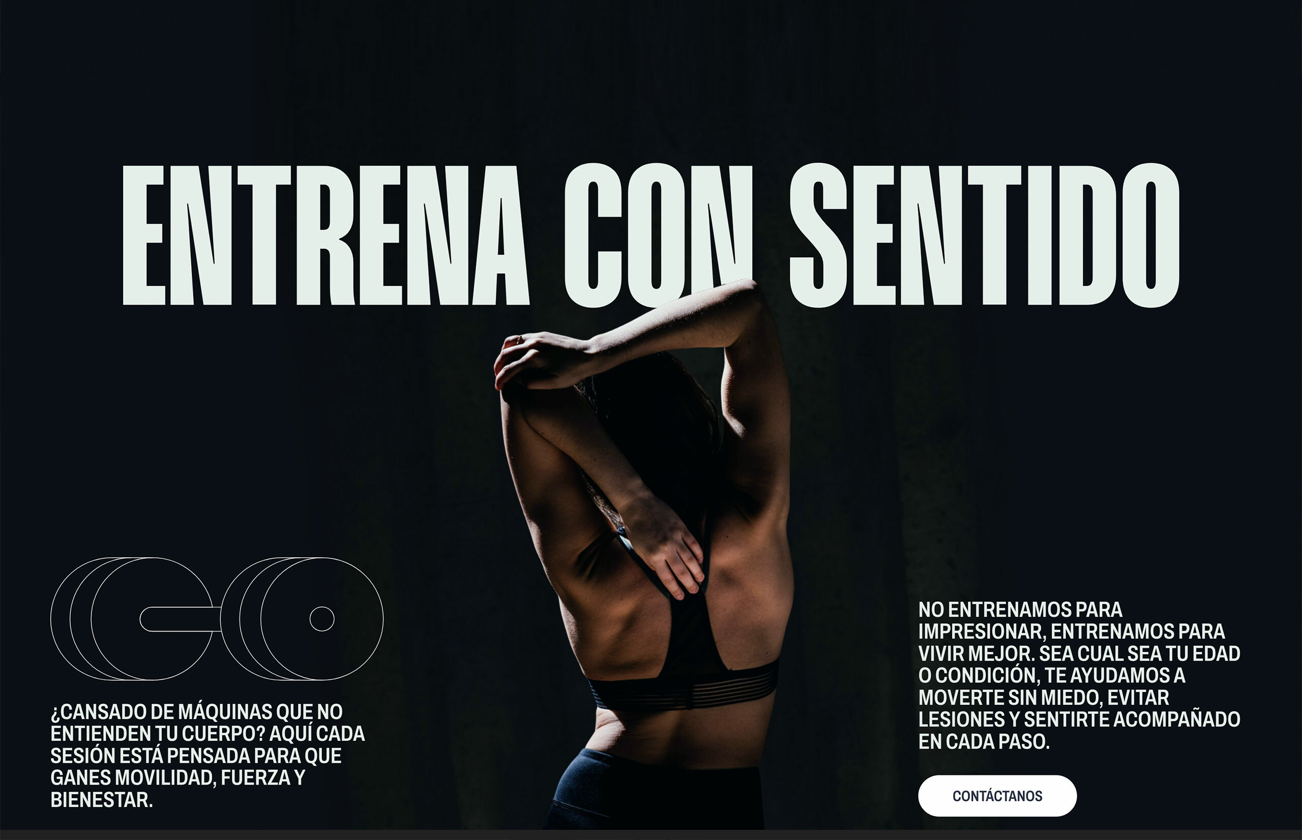 ▷ Ejemplo de página web para gimnasio [A medida]