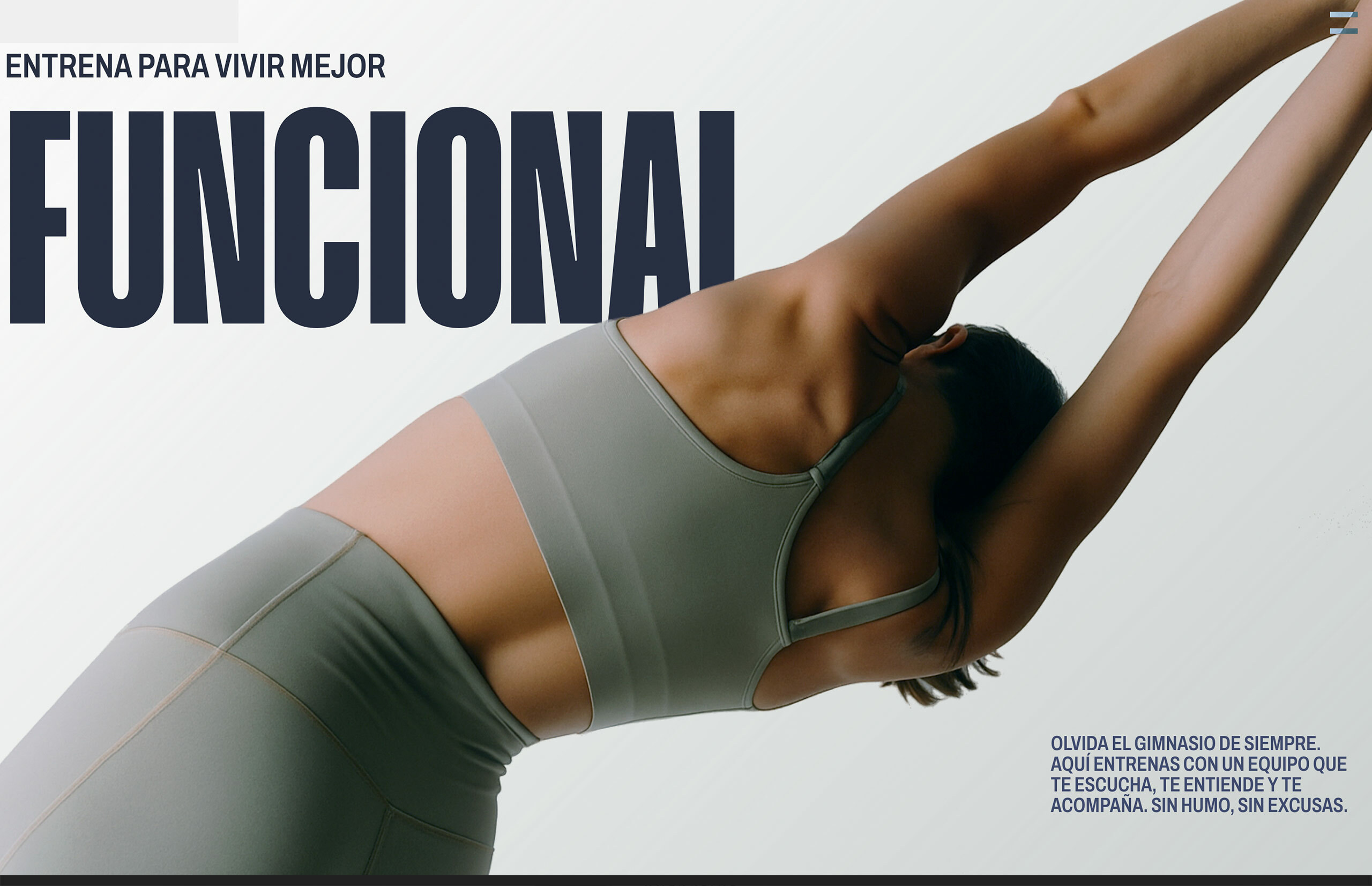 ▷ Ejemplo de página web para gimnasio [A medida]