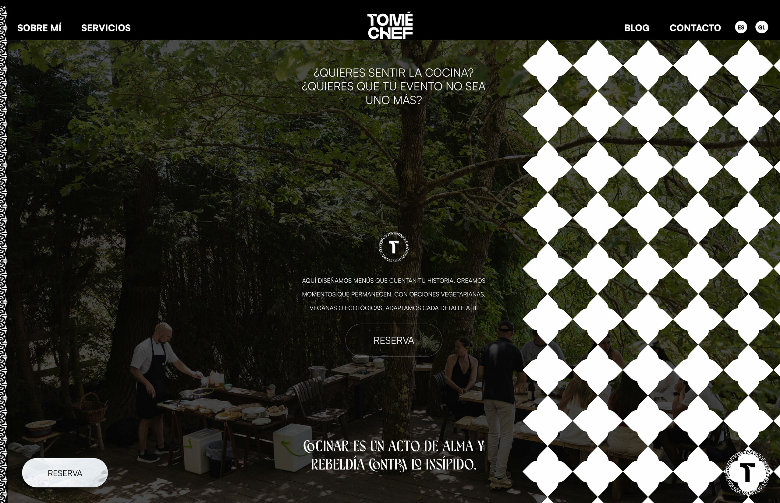 ▷ Ejemplo de página web para chef privado [A medida]