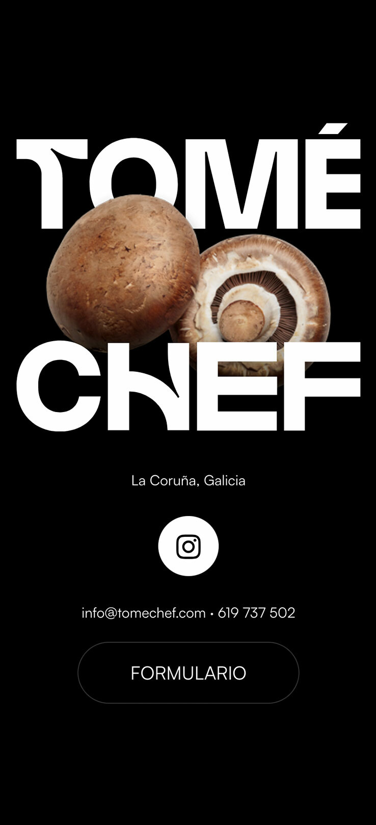 ▷ Ejemplo de página web para chef privado [A medida]