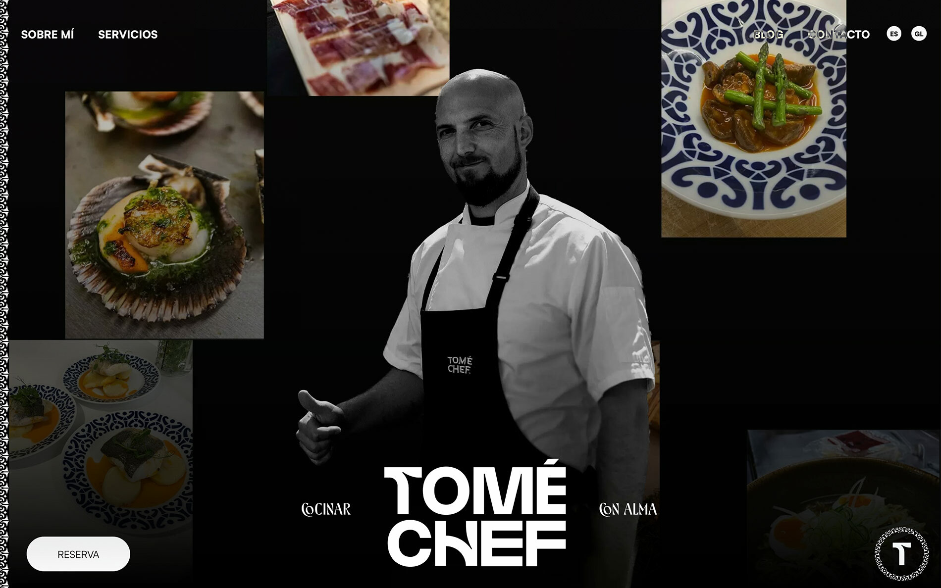 ▷ Ejemplo de página web para chef privado [A medida]