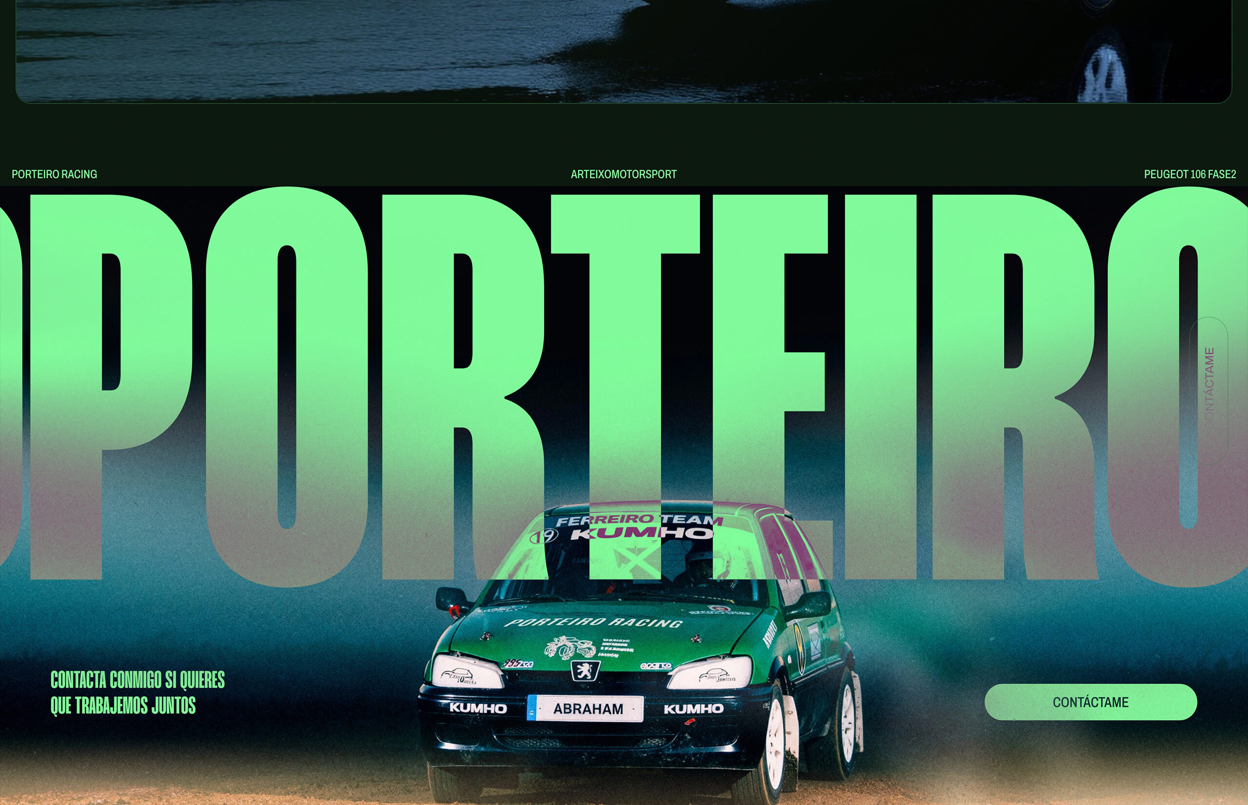 ▷ Ejemplo de página web para Piloto de Rally [A medida]