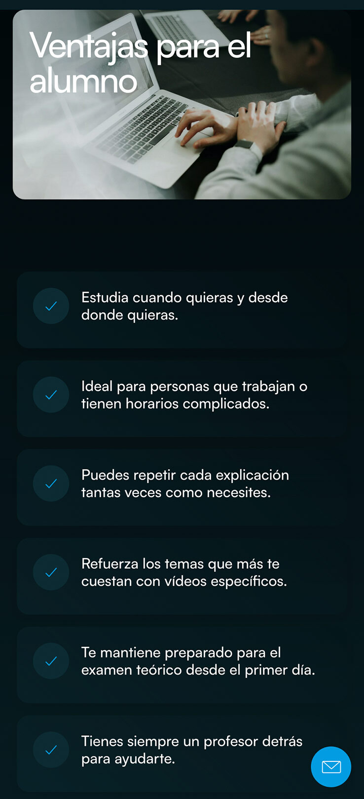 ▷ Ejemplo de página web para Autoescuela [A medida]