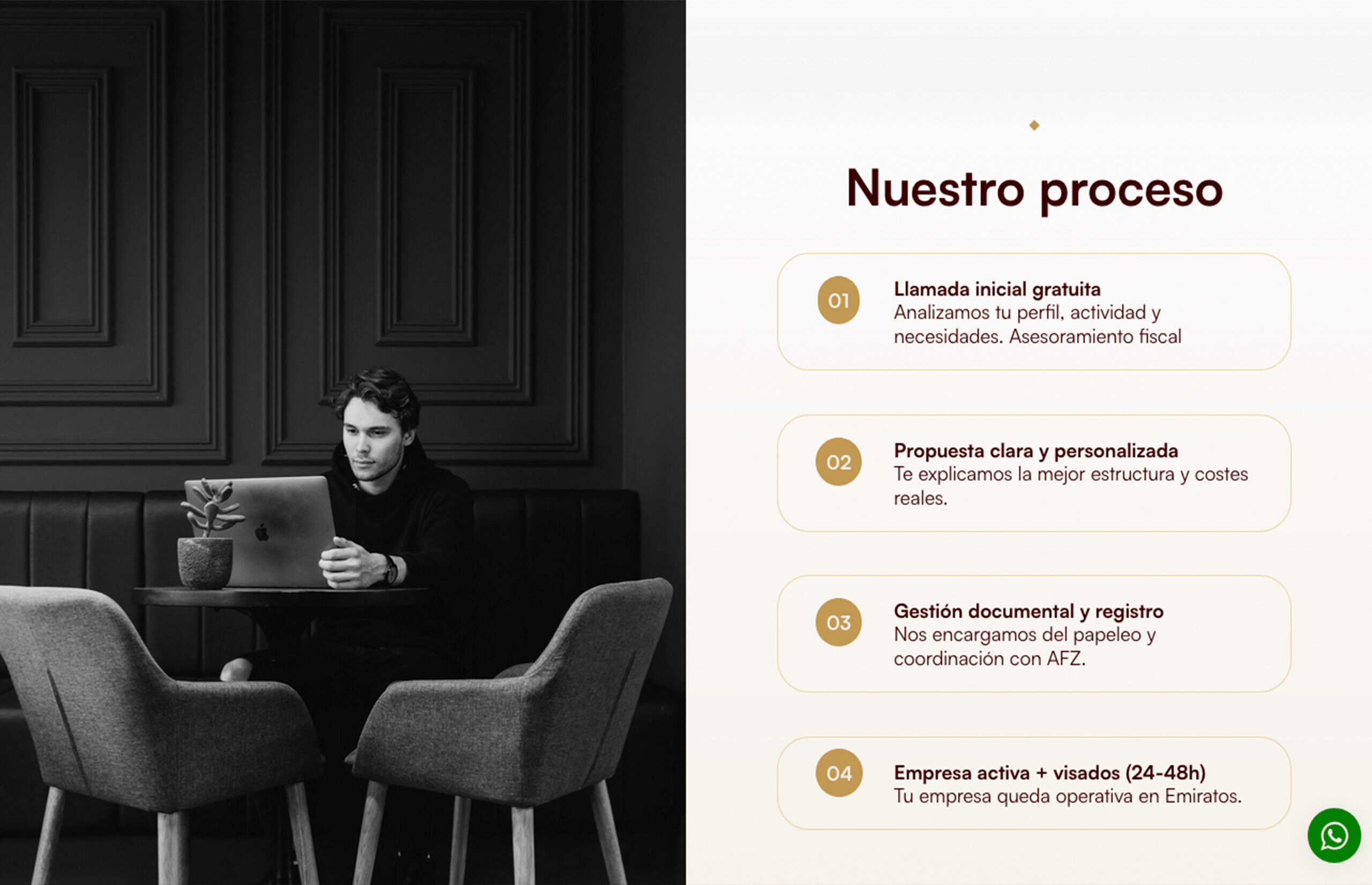 ▷ Ejemplo de página web para Gestoría [A medida]