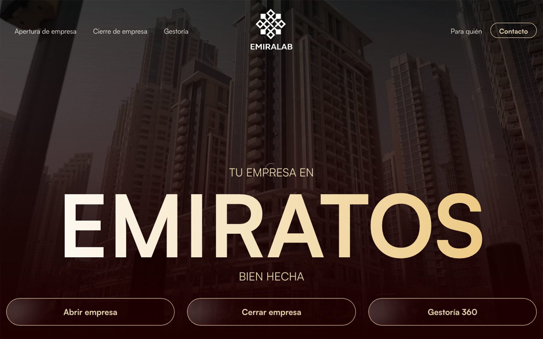 ▷ Ejemplo de página web para Gestoría [A medida]