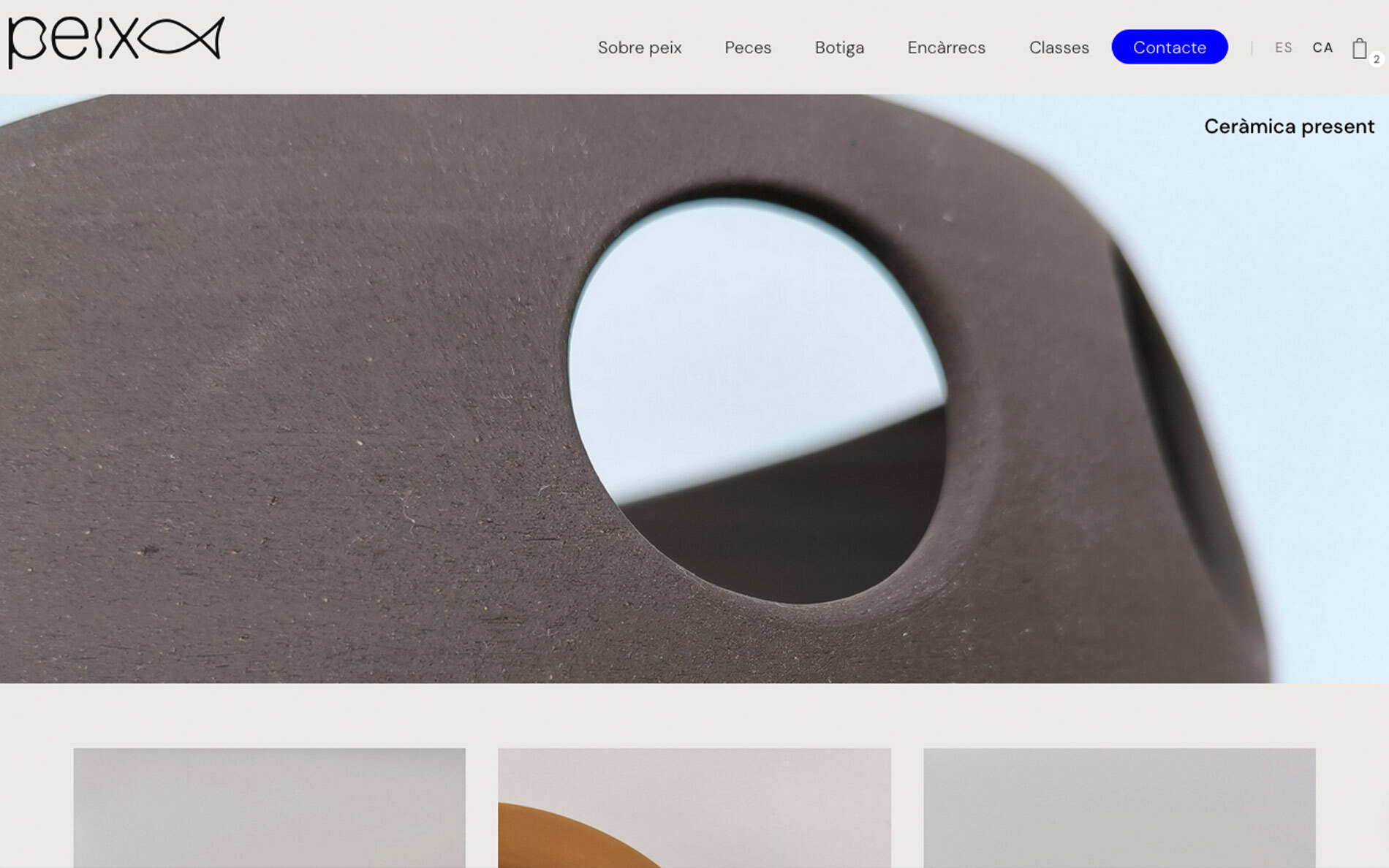 ▷ Ejemplo de página web para Tienda cerámica artesanal [A medida]