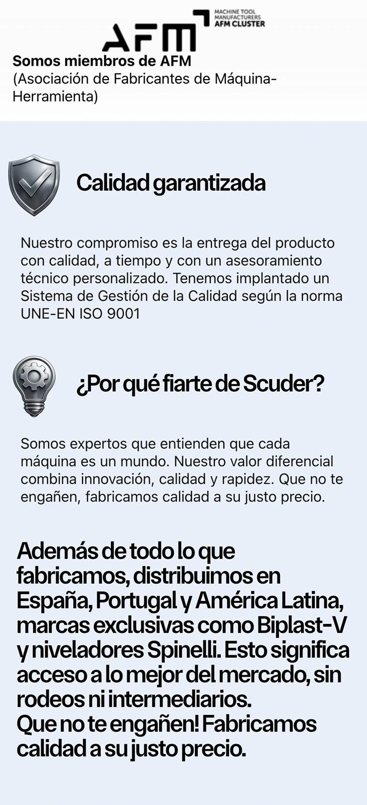 ▷ Ejemplo de página web para Fabricante industrial [A medida]