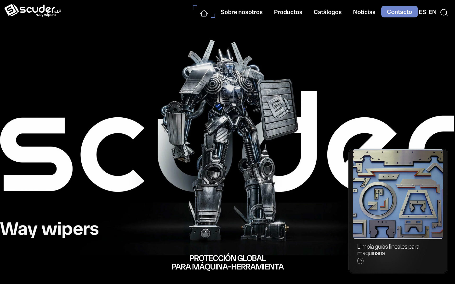 ▷ Ejemplo de página web para Fabricante industrial [A medida]