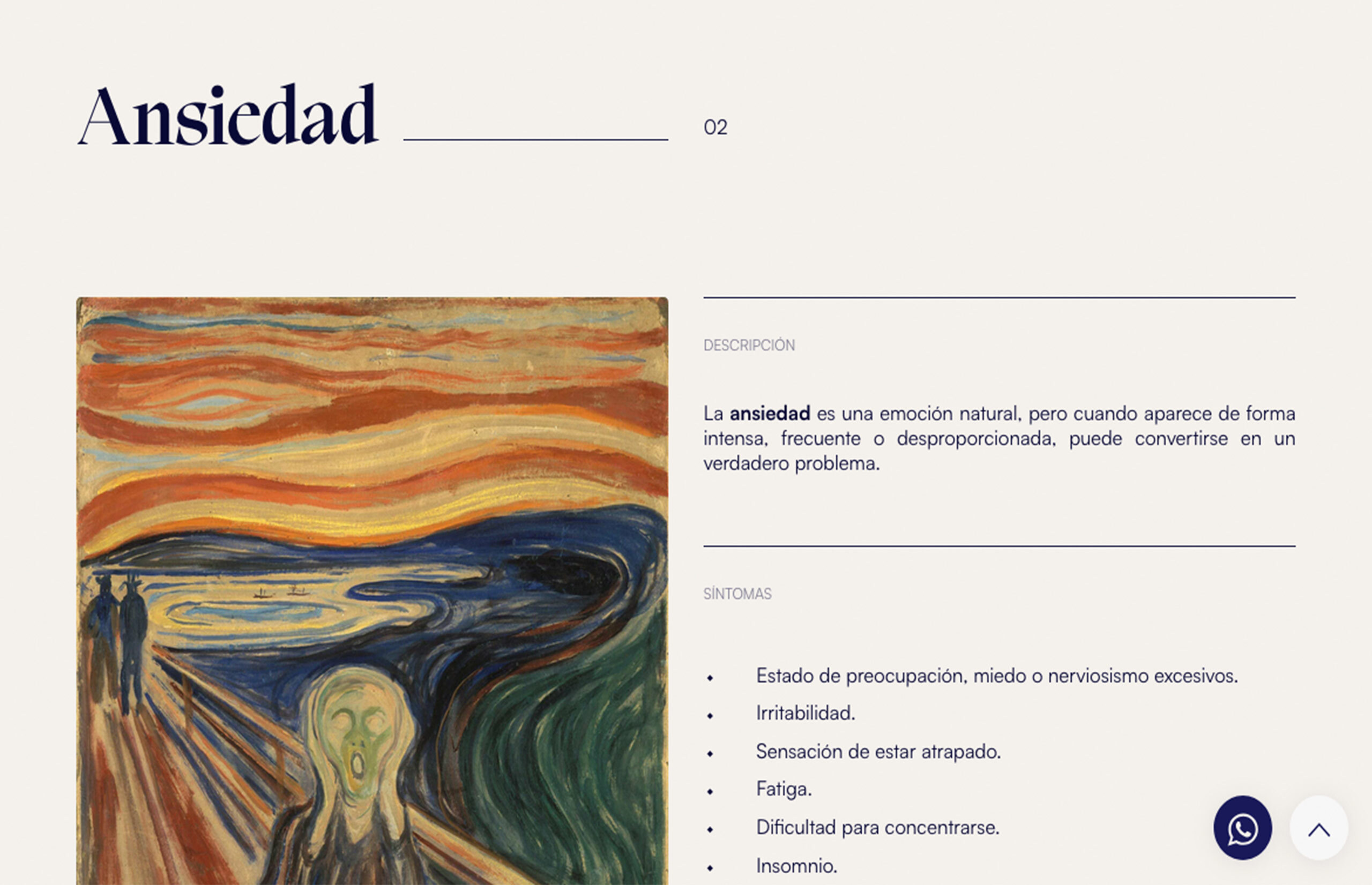 ▷ Ejemplo de página web para Psiquiatría [A medida]