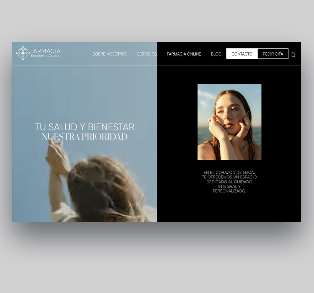 ▷ Ejemplo de página web para Farmacia[A medida]