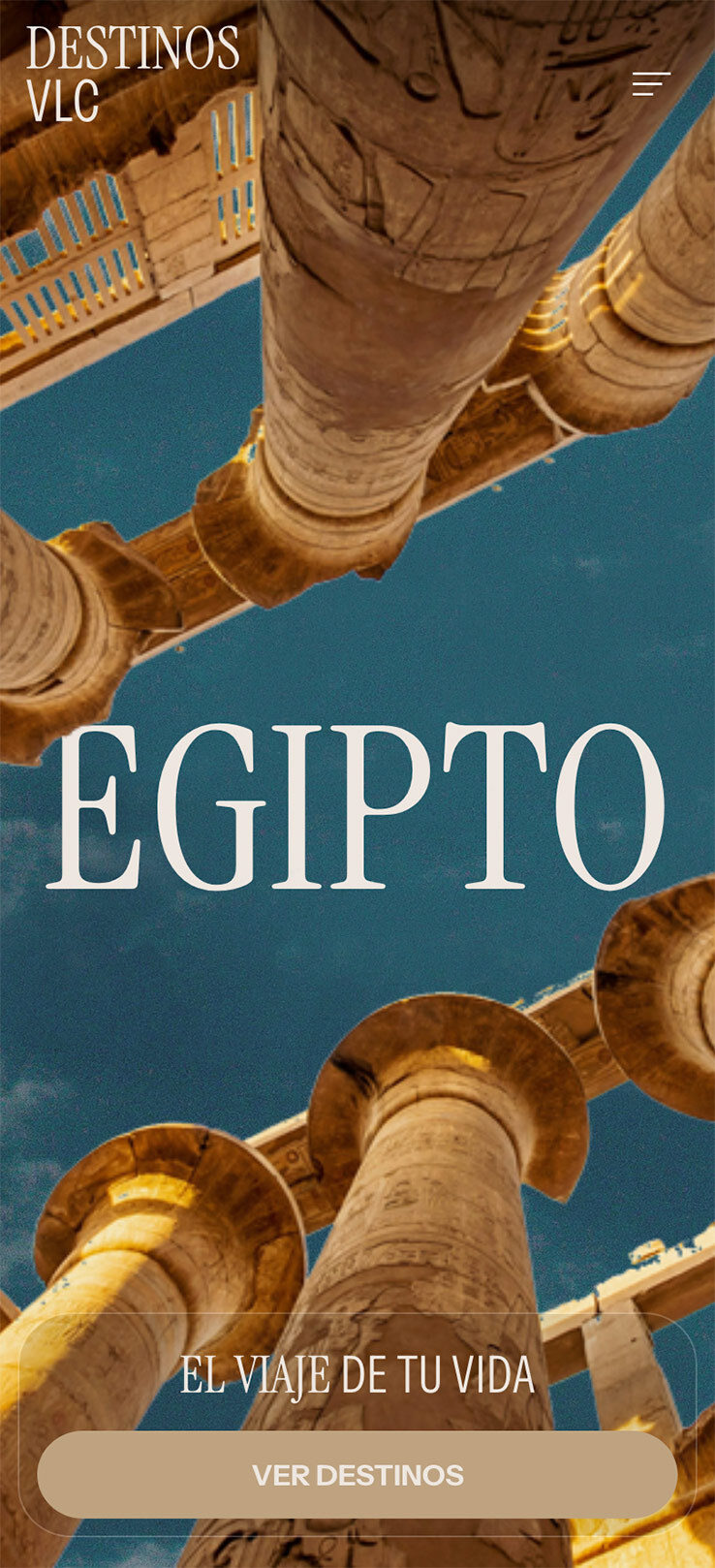 ▷ Ejemplo de página web para agencia de viajes [A medida]