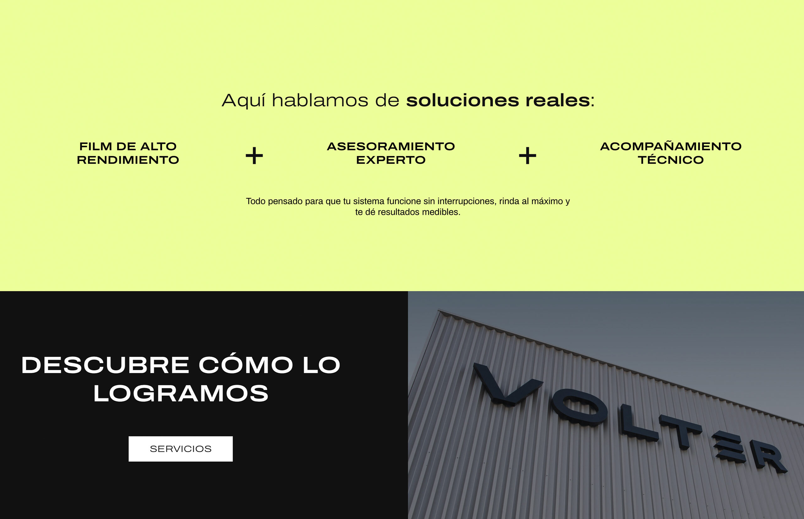 ▷ Ejemplo de página web para embalajes industriales [A medida]