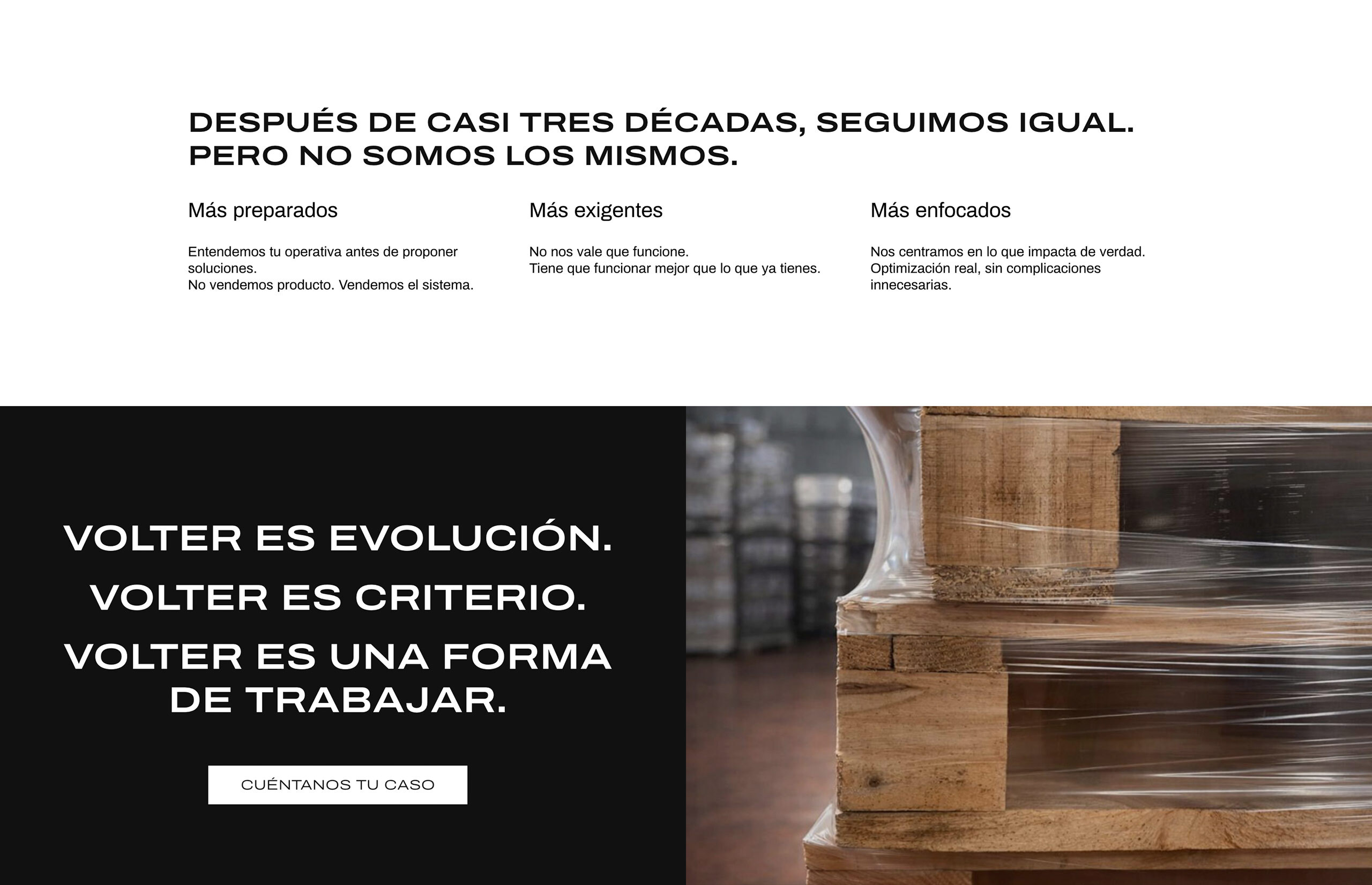 ▷ Ejemplo de página web para embalajes industriales [A medida]