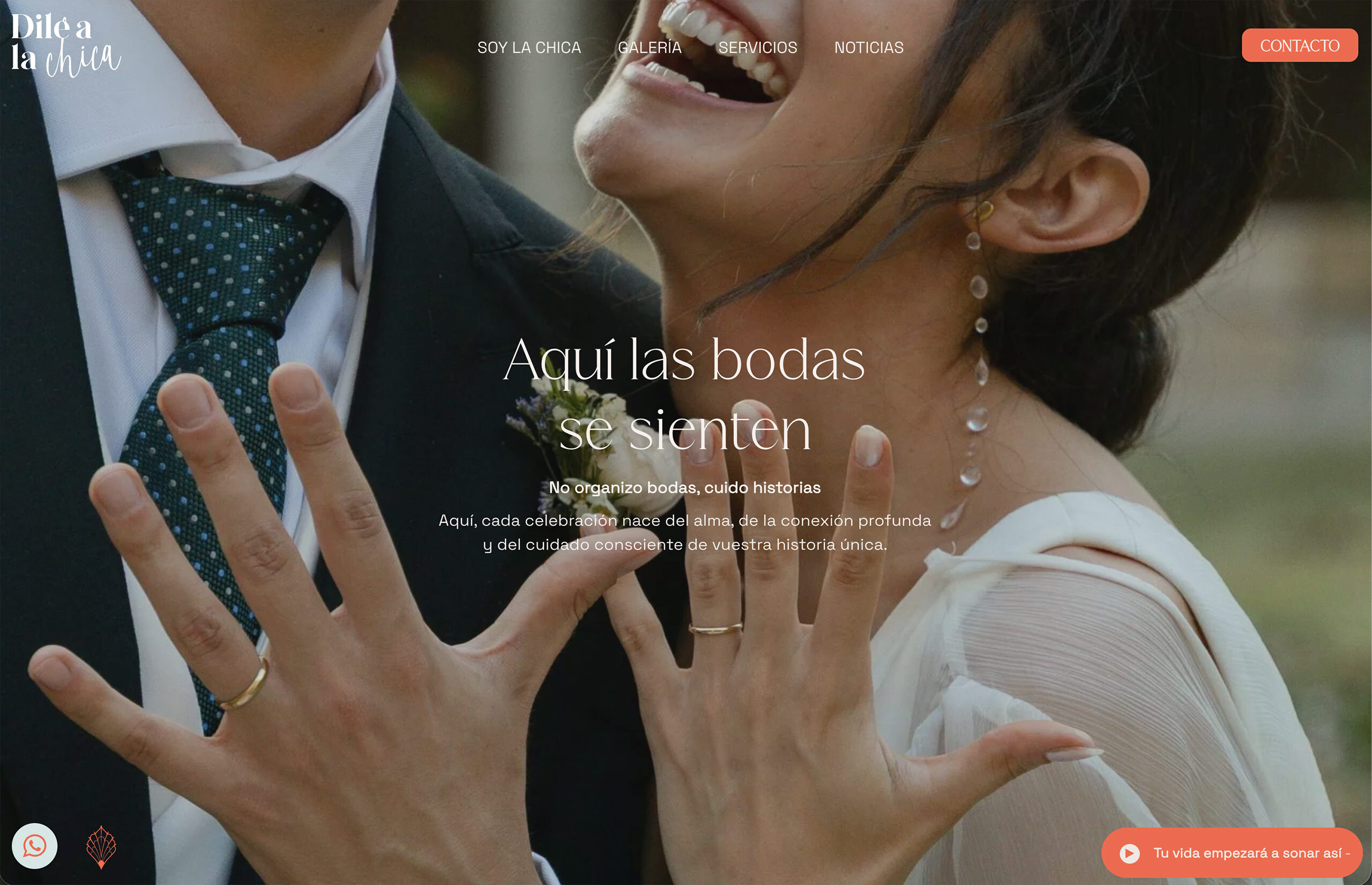 ▷ Ejemplo de página web para bodas [A medida]