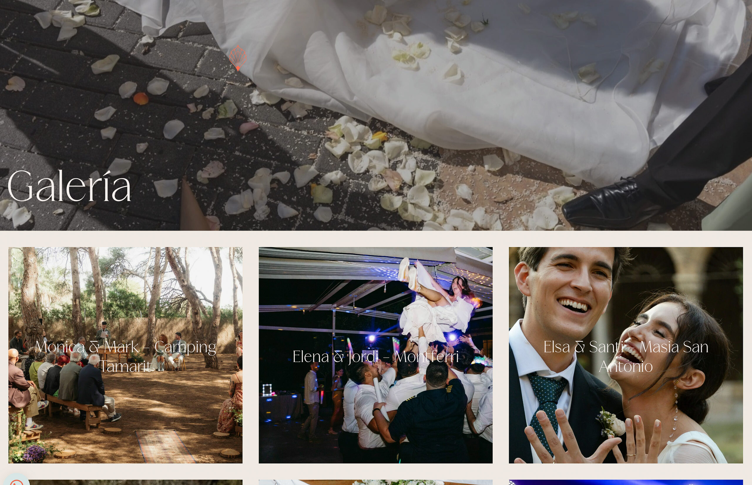 ▷ Ejemplo de página web para bodas [A medida]