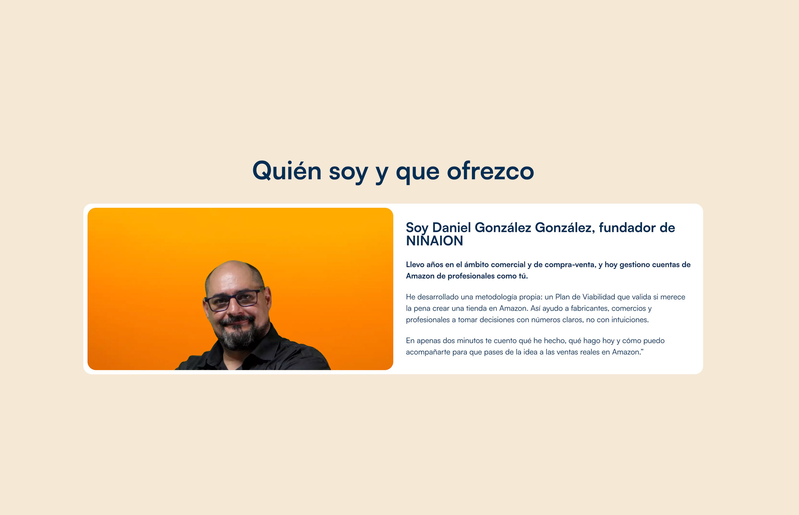 ▷ Ejemplo de página web para vender en Amazon [A medida]