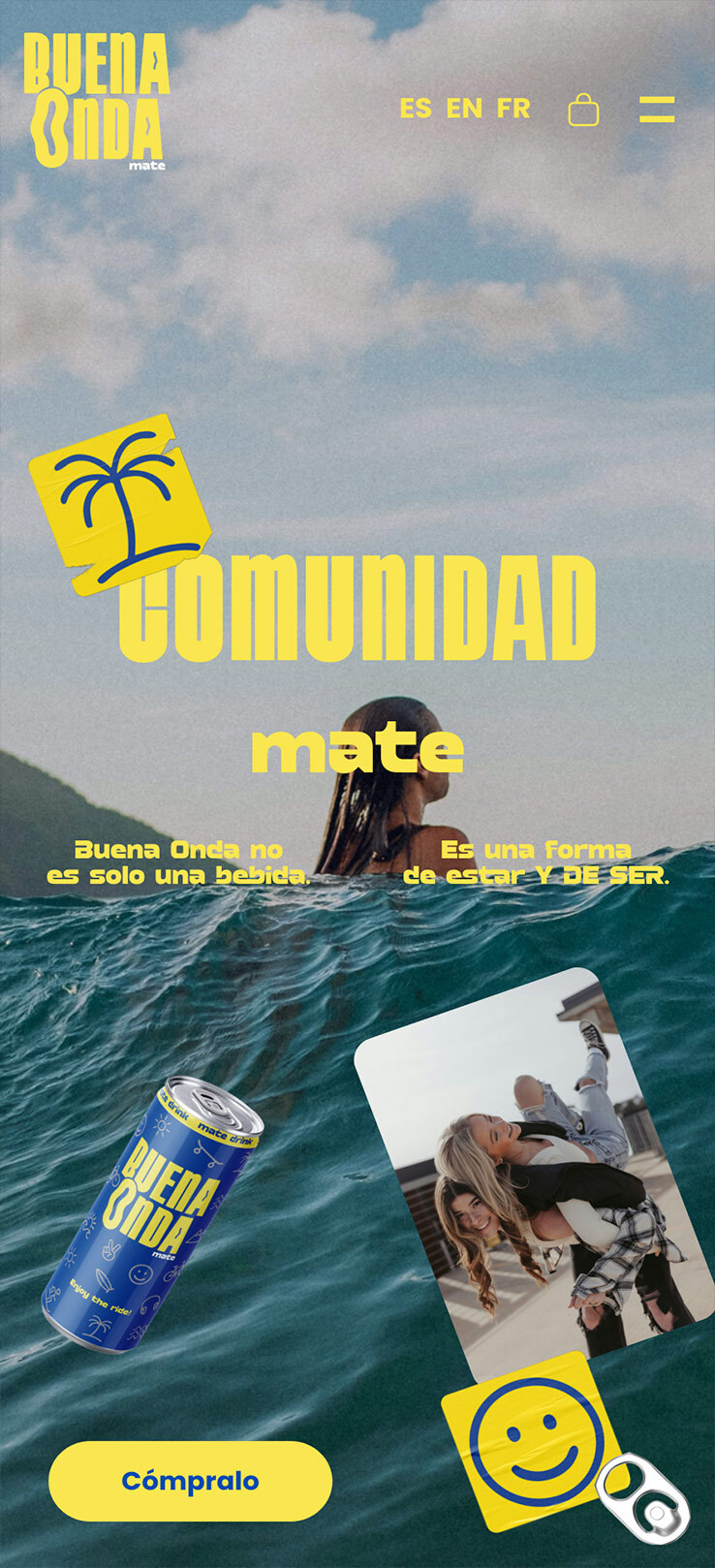 ▷ Ejemplo de página web para bebidas [A medida]