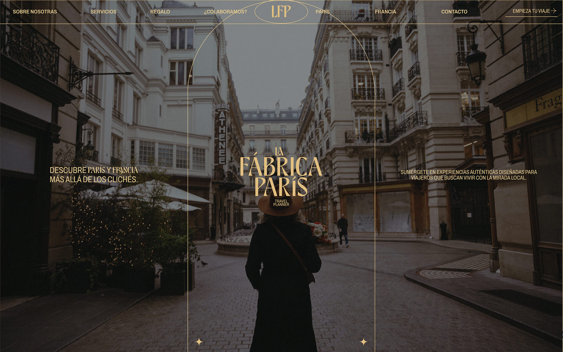 ▷ Ejemplo de página web para atelier de viajes boutique [A medida]