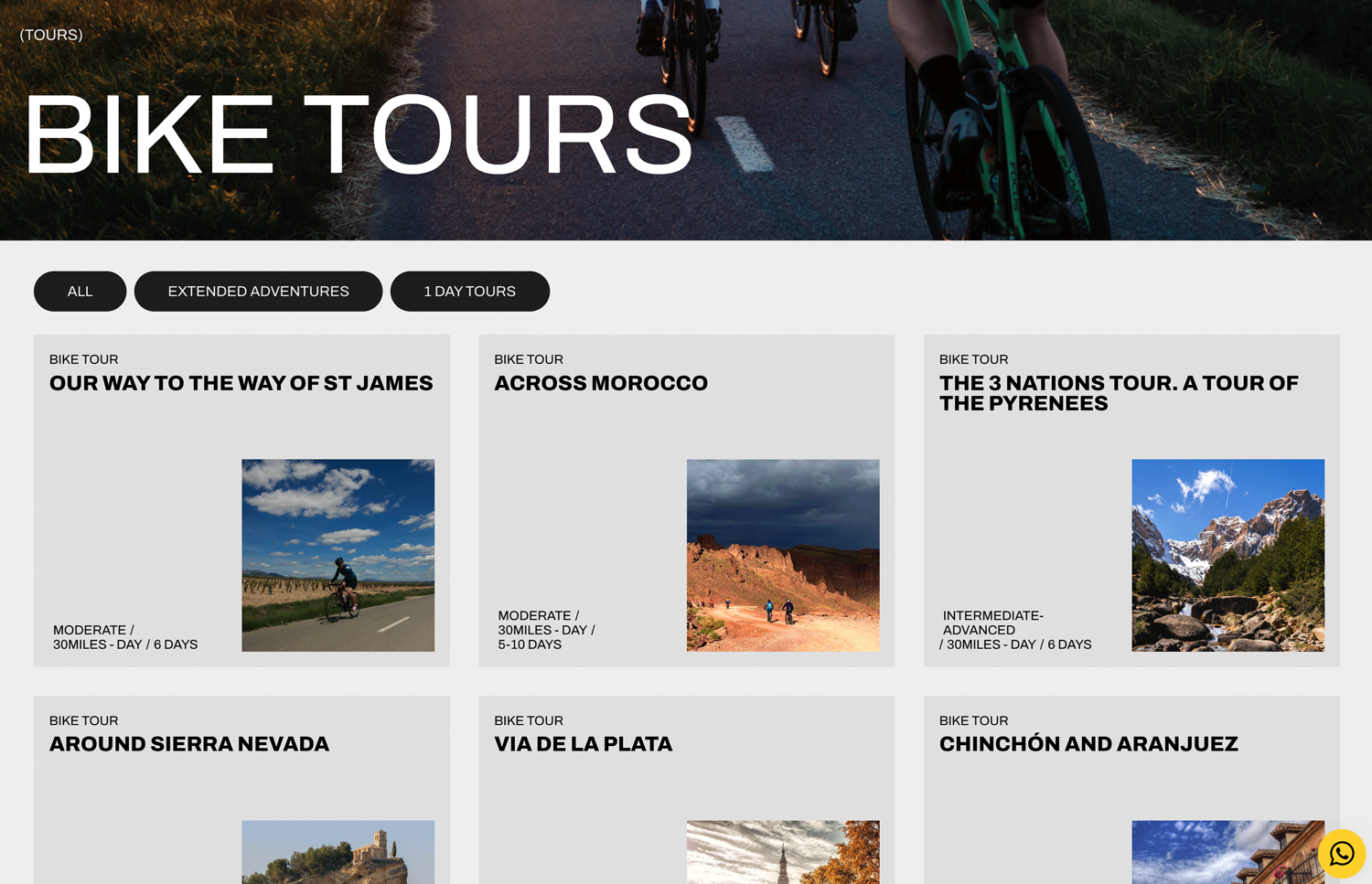 ▷ Ejemplo de página web para escapadas y aventuras personalizadas [A medida]