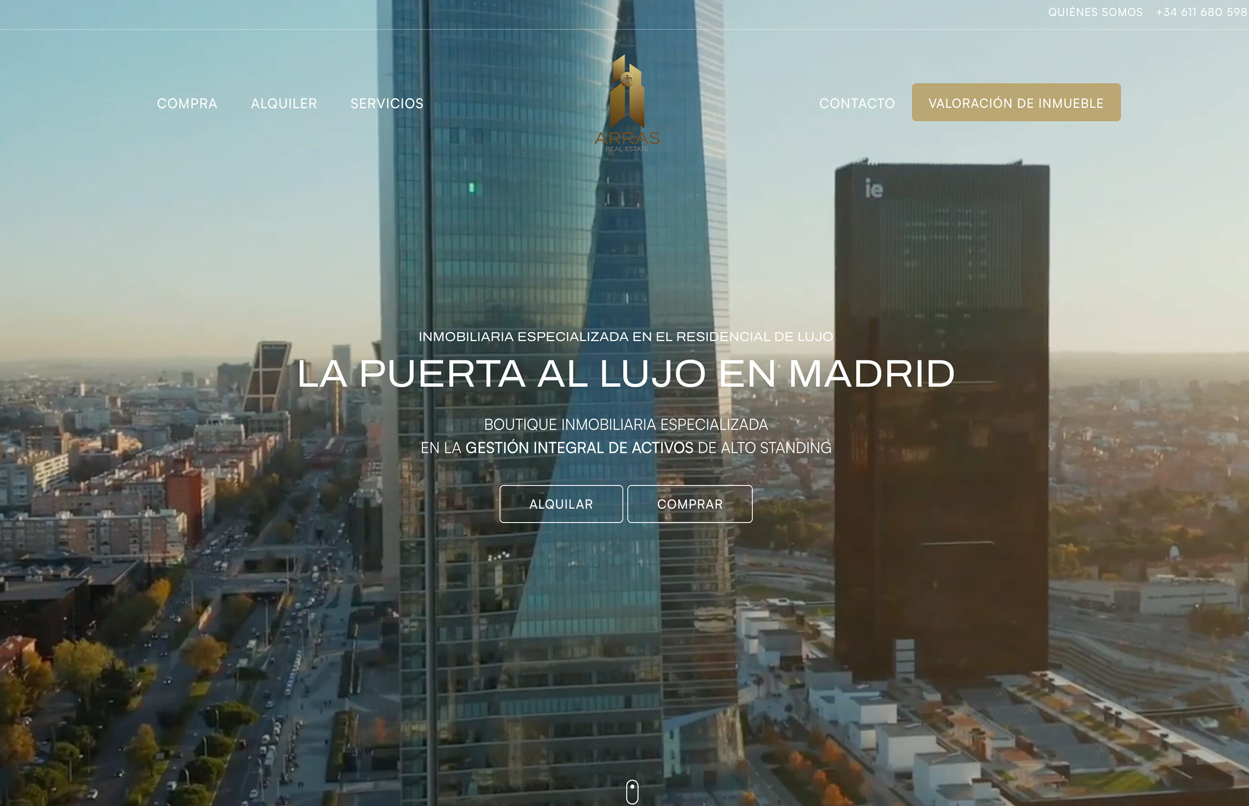 ▷ Ejemplo de página web para inmobiliarias [A medida]