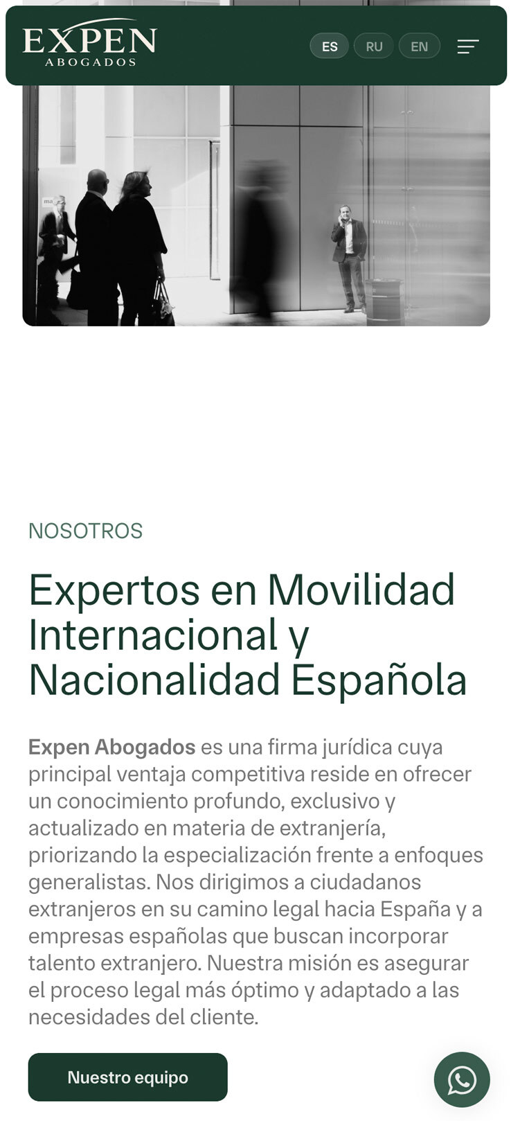 ▷ Ejemplo de página web para abogados [A medida]