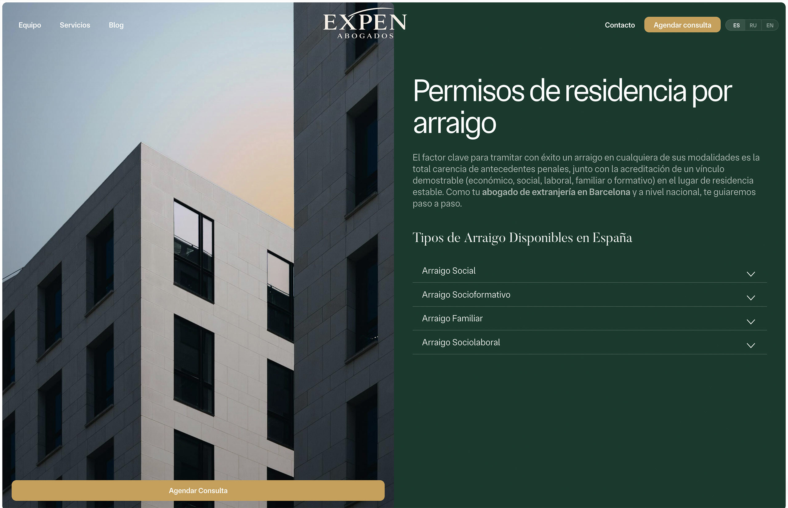 ▷ Ejemplo de página web para abogados [A medida]